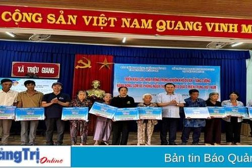 Triển khai các hoạt động của dự án tăng cường hành động sớm để phòng ngừa thiên tai hiệu quả