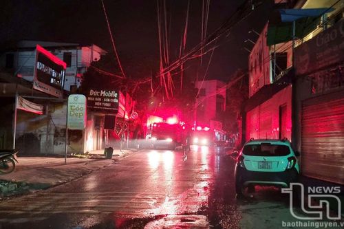 Thiệt hại trên 170 triệu đồng trong vụ cháy cột điện ở phường Tân Thịnh