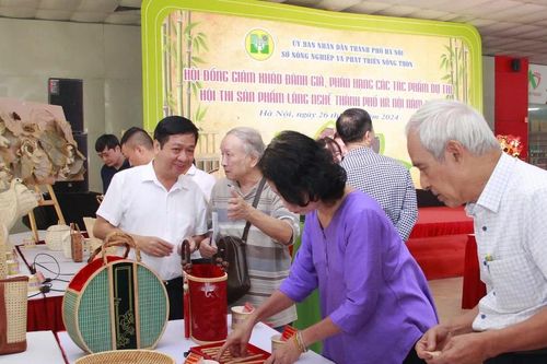 Hà Nội đánh giá phân hạng các sản phẩm làng nghề thành phố năm 2024