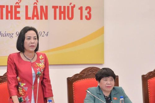 Phó Chủ tịch Quốc hội Nguyễn Thị Thanh dự phiên họp toàn thể lần thứ 13 của Ủy ban Xã hội