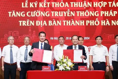 Đài Hà Nội hợp tác truyền thông pháp luật trên địa bàn