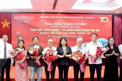 Giai cấp công nhân - tổ chức Công đoàn Thủ đô đóng góp quan trọng cho sự phát triển của Hà Nội