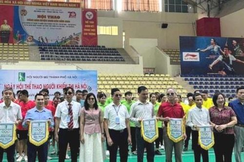71 vận động viên tranh tài tại Ngày hội thể thao người khiếm thị Hà Nội