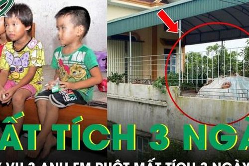 Ly kỳ vụ 3 anh em ruột dưới 12 tuổi mất tích nhiều ngày ở Ninh Bình
