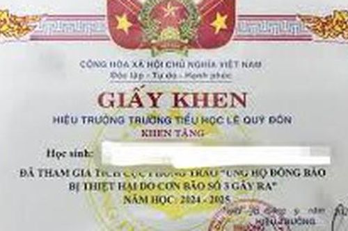 Chỉ tặng giấy khen học sinh ủng hộ từ 100.000 đồng: Cách làm phản giáo dục