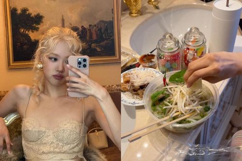 Rosé (BlackPink) ăn phở tại Pháp, vắt chanh như người Việt