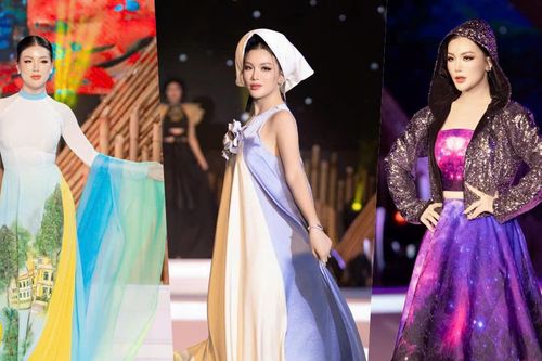 Hoa hậu Jennifer Ly 'biến hóa' phong cách trên sân khấu thời trang