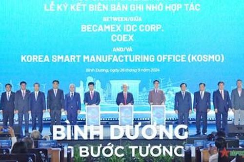 Becamex IDC hợp tác thúc đẩy đầu tư, phát triển công nghiệp, thương mại