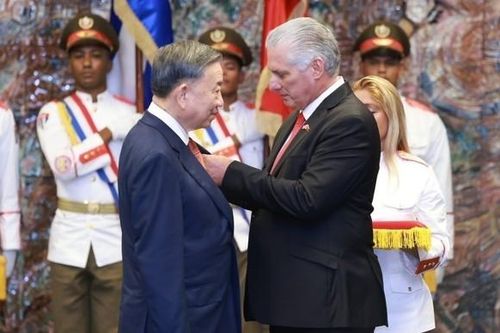 Cuba trao Huân chương Jose Marti tặng Tổng Bí thư, Chủ tịch nước Tô Lâm