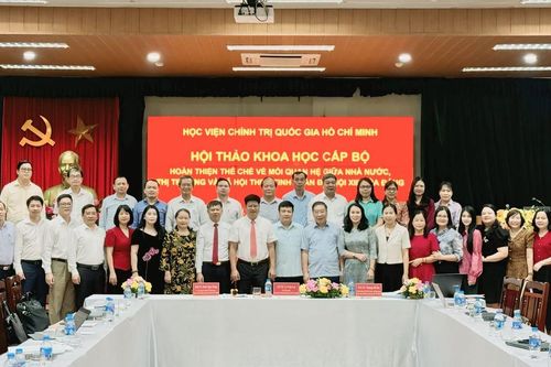 Hoàn thiện thể chế mối quan hệ giữa Nhà nước, thị trường và xã hội ở Việt Nam
