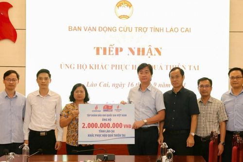 PV GAS kịp thời hỗ trợ đồng bào miền Bắc bị ảnh hưởng bởi siêu bão Yagi