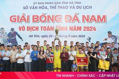 TP Hà Tĩnh vô địch Giải Bóng đá nam thanh niên toàn tỉnh