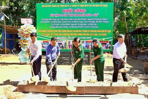 Hỗ trợ các gia đình chính sách khó khăn có nơi ở ổn định