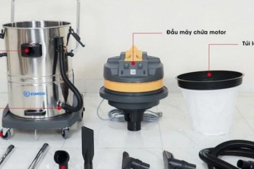 Nguyên lý hoạt động và cấu tạo máy hút bụi công nghiệp