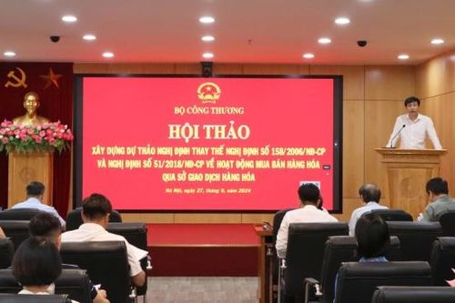 Kiến tạo không gian phát triển mới cho mua bán qua Sở giao dịch hàng hóa