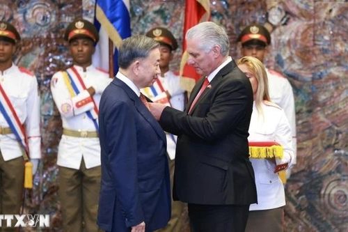 Cuba trao tặng Huân chương Jose Marti cho Tổng Bí thư, Chủ tịch nước Tô Lâm
