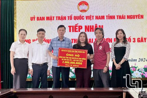 Tỉnh Khánh Hòa hỗ trợ người dân Thái Nguyên bị ảnh hưởng bão số 3
