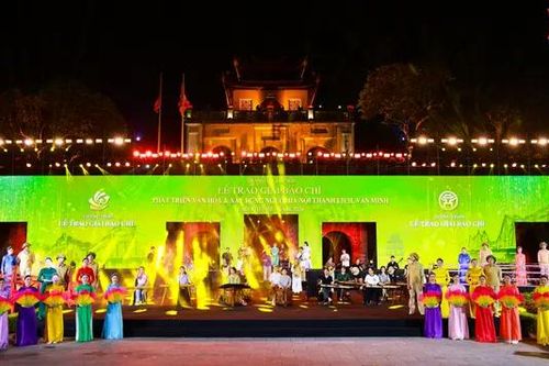 Tổng duyệt Lễ trao Giải báo chí về Phát triển văn hóa