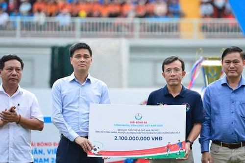 Khai mạc 'Giải Bóng đá công nhân, viên chức Việt Nam 2024'