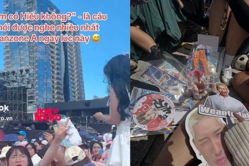 'Đu concert' Anh Trai Say Hi mà ngỡ đu idol K-Pop: Nhộn nhịp 'săn quà', đổi card