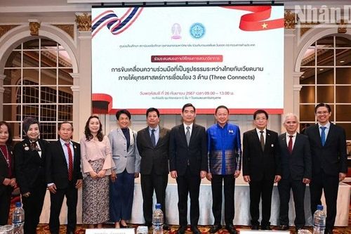 Thúc đẩy hợp tác Việt Nam-Thái Lan thông qua chiến lược 'Ba kết nối'