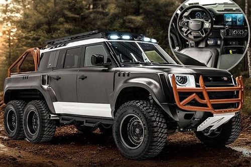 Land Rover Defender - 'khủng long' bán tải 6 bánh hơn 9,2 tỷ đồng