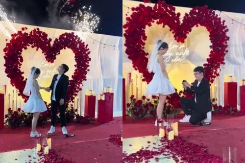'Hot girl má lúm' báo tin vui được bạn trai streamer cầu hôn