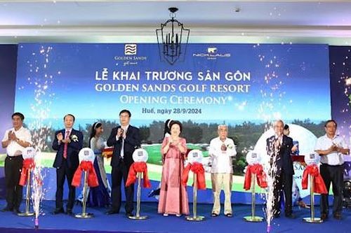 Khai trương sân golf Golden Sands Golf Resort ở Thừa Thiên Huế