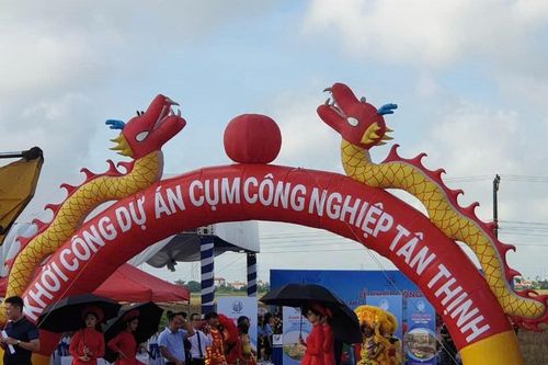Khởi công dự án 50 ha tại cụm công nghiệp Tân Thịnh (Nam Định)