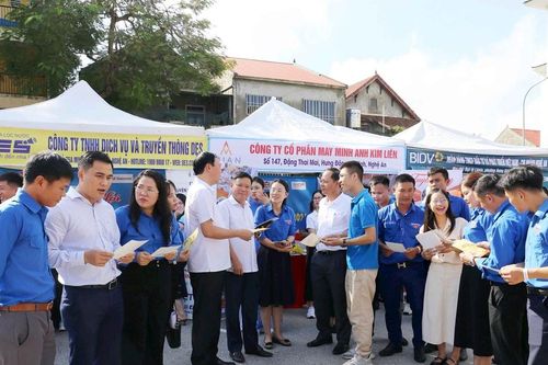 Hơn 3.500 cơ hội việc làm cho thanh niên Nghệ An tại Ngày hội việc làm 2024