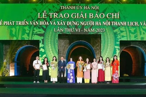 Giải báo chí về phát triển văn hóa Hà Nội năm 2024 và những con số ấn tượng