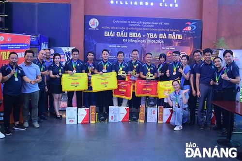 Sôi nổi giải Billiards Hội Doanh nhân trẻ Đà Nẵng