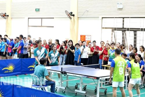 Giải thể thao cán bộ quản lý, giáo viên, nhân viên ngành Giáo dục thành phố Tam Điệp năm 2024