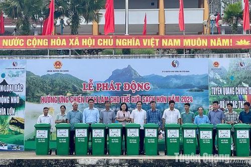Phát động hưởng ứng Chiến dịch làm cho thế giới sạch hơn năm 2024