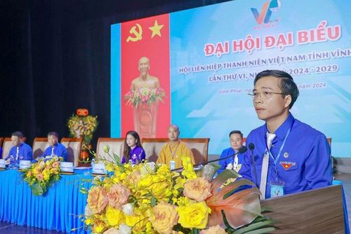 Vĩnh Phúc: Đồng chí Nguyễn Trung Kiên tái đắc cử Chủ tịch Hội Liên hiệp thanh niên tỉnh