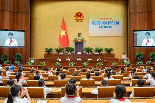 Khai mạc Phiên họp giả định 'Quốc hội trẻ em' lần thứ hai