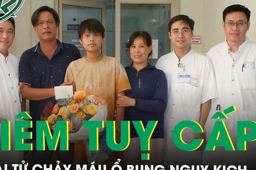 Nguy kịch vì chảy máu ổ bụng do viêm tụy cấp