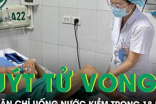 Nhịn ăn chỉ uống nước kiềm, người đàn ông teo cơ, men gan cao suýt tử vong