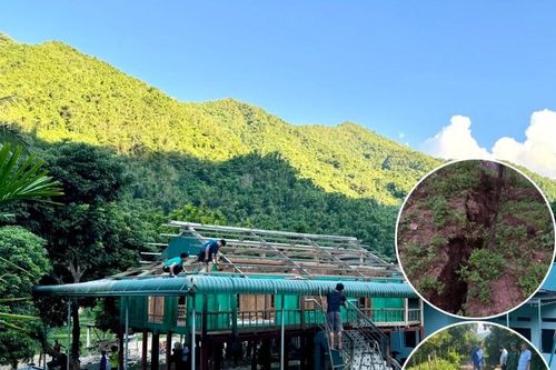 Đồi nứt toác, di dời khẩn cấp 21 hộ dân