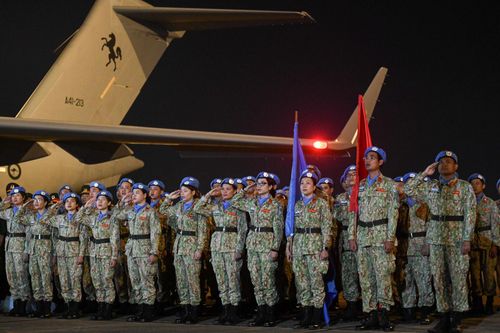 Ngày trở về của những chiến sĩ 'mũ nồi xanh' ở TP.HCM