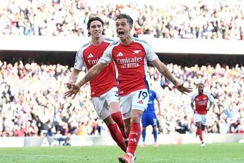Chùm ảnh: Khoảnh khắc Arsenal thắng phút bù giờ ở Ngoại hạng Anh