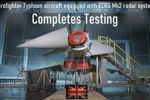 Tiêm kích Typhoon trở nên cực mạnh với radar ECRS Mk 2