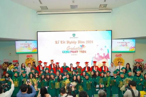 Trường ĐH Tân Tạo trao bằng tốt nghiệp cho 62 tân bác sĩ, cử nhân năm 2024