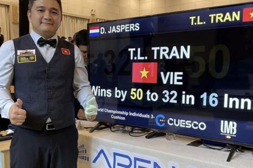 Trần Thanh Lực giành vé chơi chung kết giải billiards thế giới