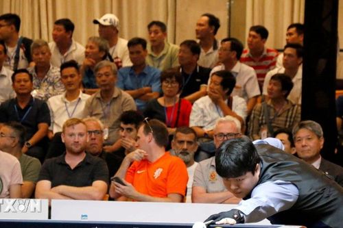 Cho Myung Woo giành ngôi vô địch Giải Billiards carom 3 băng thế giới lần thứ 76