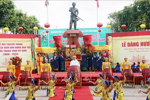 Tri ân tấm gương yêu nước, sự hy sinh quả cảm của Anh hùng dân tộc Nguyễn Trung Trực