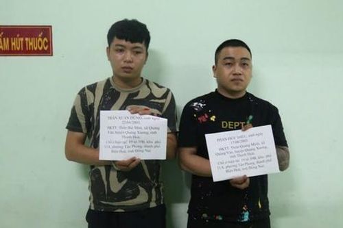 Bắt 2 đối tượng cho vay lãi nặng, 6 lần tạt sơn để đòi nợ