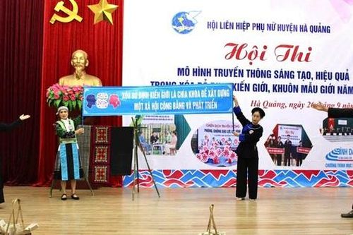 Hà Quảng, Cao Bằng: 105 thí sinh tham gia hội thi xóa bỏ định kiến giới