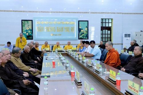 Ban Tăng sự T.Ư họp, rà soát công tác tổ chức Khóa bồi dưỡng Giới luật cho Tăng Ni khu vực phía Nam