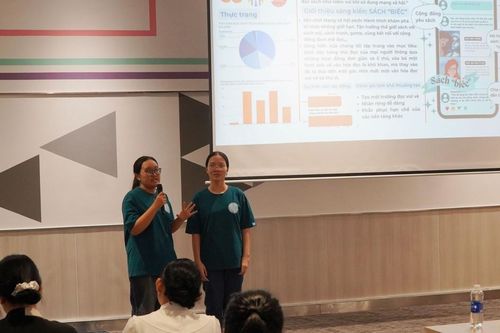 Các bạn trẻ với các ý tưởng về 'Sáng kiến văn hóa đọc bền vững 2024'